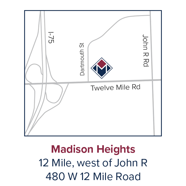 Madison Heights map